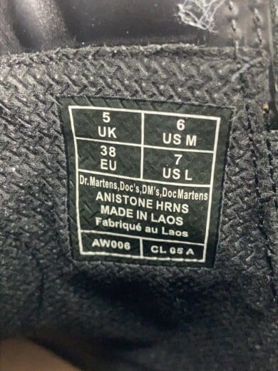 商品画像：ブーツ/UK5/ブラック/AW006/anistone hrns /アンクルブーツ 5