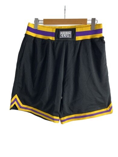 商品画像：ショートパンツ/L/ポリエステル/ブラック/無地/バスケットショートパンツ 1