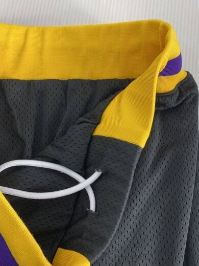 商品画像：ショートパンツ/L/ポリエステル/ブラック/無地/バスケットショートパンツ 3