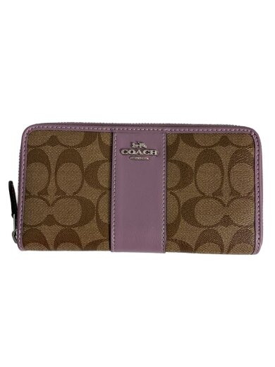 商品画像：長財布/ブラウン/総柄/レディース/F54630// 1