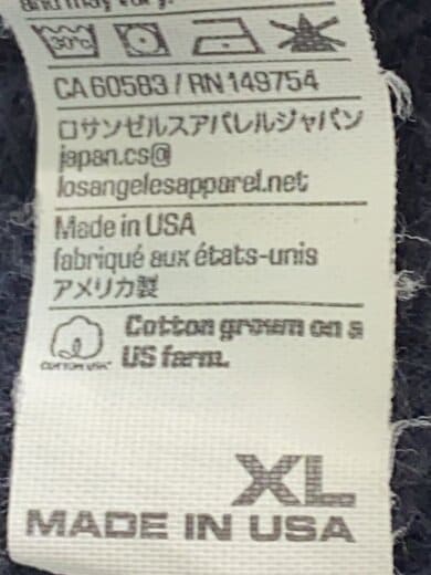 商品画像：スウェット/XL/コットン/グレー/無地/14OZ// 4