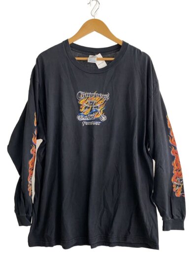商品画像：長袖Tシャツ/XXL/コットン/ブラック/west coast choppers/フレイム// 1