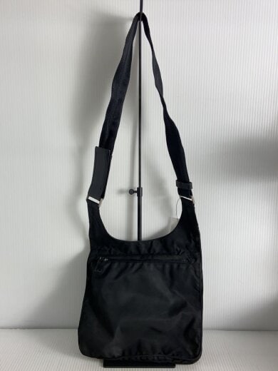 商品画像：ショルダーバッグ/ナイロン/ブラック/内側ベタつき有/汚れ有// 3