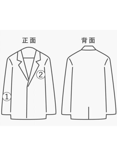 商品画像：スタジャン/L/ポリエステル/ブラック/無地/M18425/正面穴有/袖汚れ有// 9