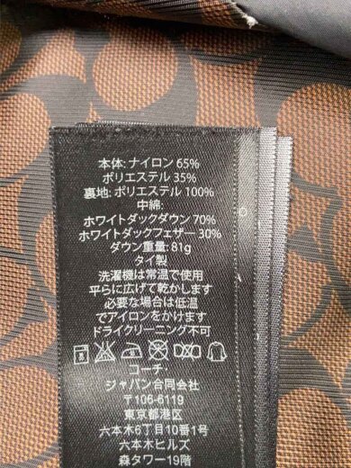 商品画像：ダウンベスト/S/ナイロン/ブラック/F83818// 4
