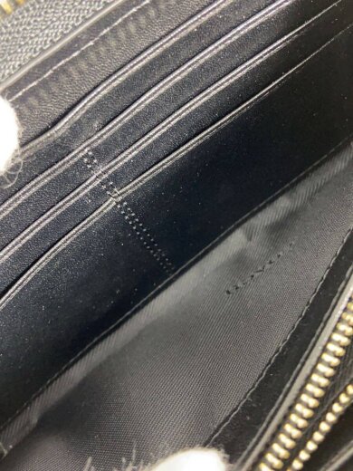 商品画像：長財布_エンボスド/ブラック/レディース/クロコ型押し 6