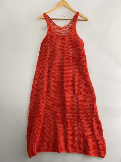 商品画像：ノースリーブワンピース/34/オレンジ/KO0601-SS19/NETTING DRESS/タグ付き// 2