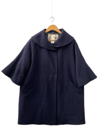 商品画像：コート/アンゴラ/ネイビー/無地/CA000390-39601-9280/サイズ46/付属品欠品// 1