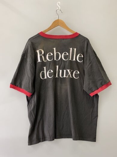 商品画像：REBELLE DE LUXE/Tシャツ/XL/コットン/グレー/リンガー/ヴィンテージ加工// 2