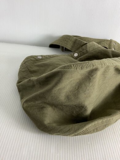 商品画像：ショルダーバッグ/コットン/カーキ/2WAY/ヘリンボーン 5
