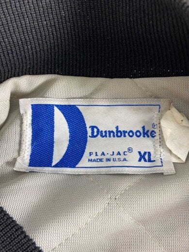 商品画像：Dumbrooke/スタジャン/XL/ブラック/USA製/TALON/正面汚れ有 4