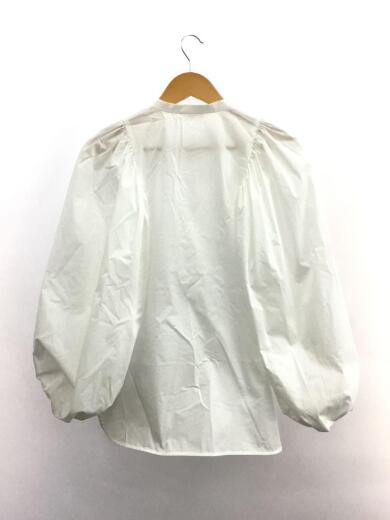 画像：yoriリボンパフスリーブブラウス/YR2121-096AW-9/FREE/コットン/WHT2