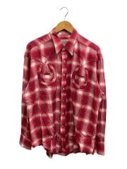 80s/ウエスタンシャツ/長袖シャツ/--/コットン/PNK