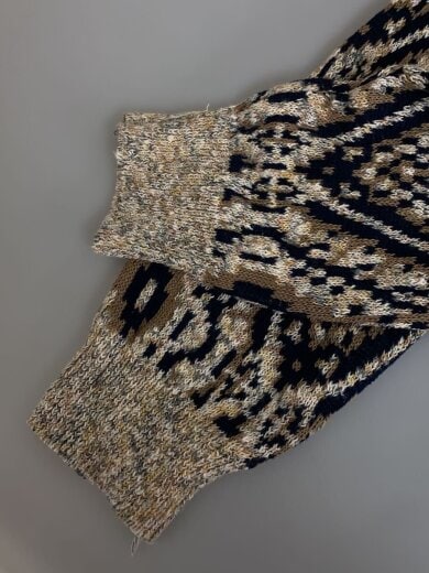 商品画像：カーディガン(薄手)/M/コットン/BRW/800-3160201 6