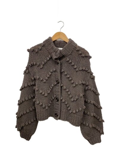 商品画像：ポップコーンニットハンドカーディガン/カーディガン(厚手)/FREE/ウール 1