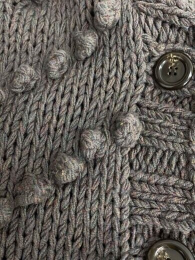 商品画像：ポップコーンニットハンドカーディガン/カーディガン(厚手)/FREE/ウール 6