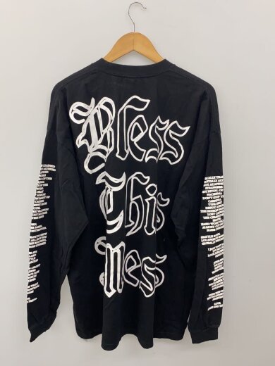 商品画像：長袖Tシャツ/M/コットン/BLK 2