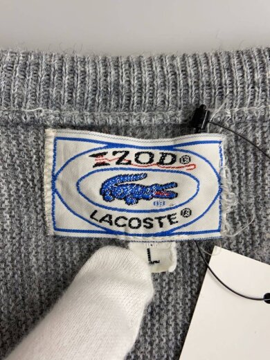 商品画像：70s~80s/糸巻タグ/青ワニ/ニット・セーター(薄手)/L/GRY 3