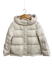 ダウンジャケット/40/ポリエステル/CRM/無地/55C02-872-11