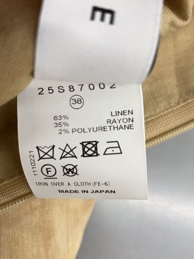 商品画像：25ss/KAGOZOME Soil Skirt/ロングスカート/38/リネン/BEG/25s87002 5