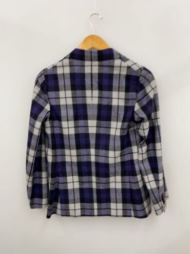 画像：DRAWERテーラードジャケット/36/ウール/PUP/チェック/652229905952