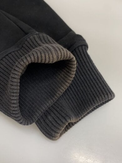 商品画像：中綿/フード/袖切替/ブルゾン/S/ポリエステル/BLK/無地 6