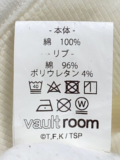 商品画像：vaultroom KEYDOG Hoodie/パーカー/L/コットン/WHT/無地 4