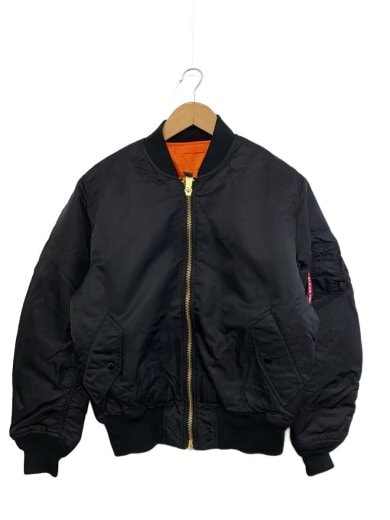商品画像：MA-1 FLIGHT JACKET/フライトジャケット/M/ナイロン/BLK/無地/7975952002 1