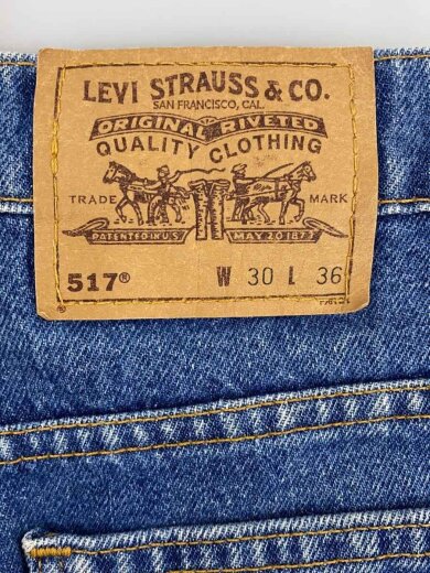 商品画像：ストレートパンツ/30/デニム/BLU/無地/40509-0215 4