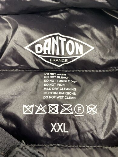 商品画像：インターダウンジャケット/XXL/ナイロン/BLK/DT-A0025 3