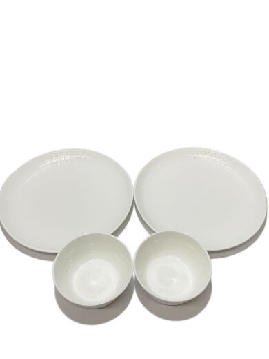 商品画像：プレート/4点セット/WHT/GIO/プレートボウルセット 1