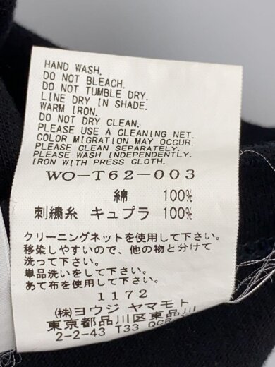 商品画像：Embroidery Long Sleeve T-Shirt/4/コットン/BLK/WO-T62-003 4