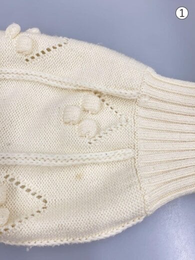 商品画像：Bubble Pattern Cropped Knitted Cardigan/2/ウール/MM22PF-KN725// 6