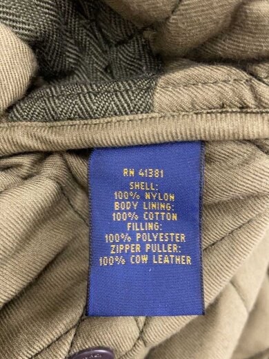 商品画像：キルティングベスト/S/ナイロン/KHK 4