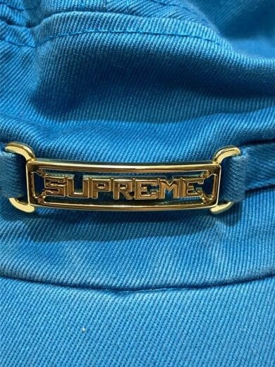 商品画像：NAME PLATE CAMP CAP/キャップ/--/コットン/BLU/無地/メンズ// 7
