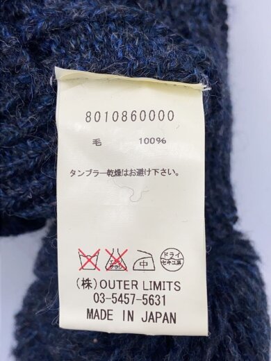 商品画像：マフラー/ウール/NVY/無地/レディース/8010860000// 3