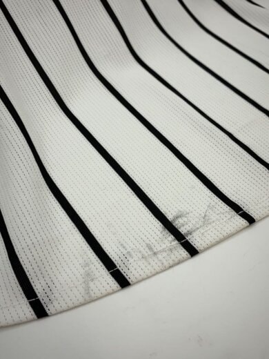 商品画像：阪神タイガース/ユニフォーム/鳥谷敬/♯1/半袖シャツ/L/コットン/WHT/ストライプ// 9