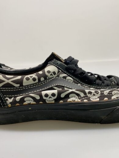 商品画像：90s/オールドスクール/スカル/ローカットスニーカー/US8.5/BLK 7