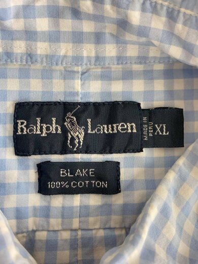 商品画像：BLAKE/長袖シャツ/XL/コットン/BLU/ギンガムCK 3