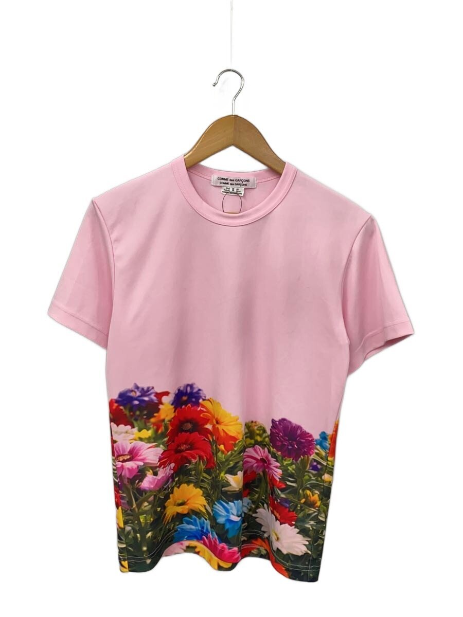 COMME des GARCONS COMME des GARCONS / Tシャツ/S/ポリエステル/PNK/RO-T026