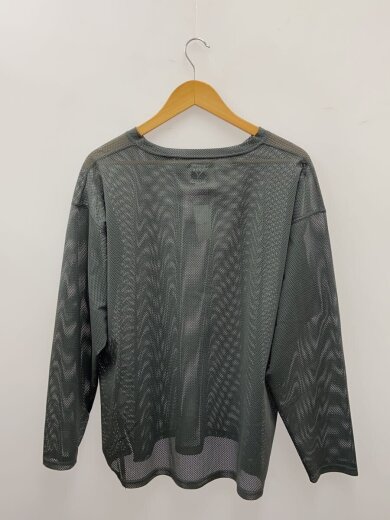 商品画像：長袖Tシャツ/M/ポリエステル/GRY/OT608 2