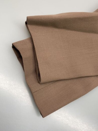 商品画像：ノーカラージャケット/S/ウール/BRW/無地/J0104FJ511 5