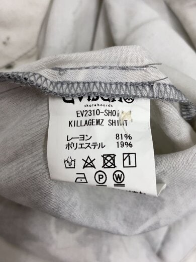 商品画像：半袖シャツ/L/レーヨン/GRY/EV2310-SH01 4