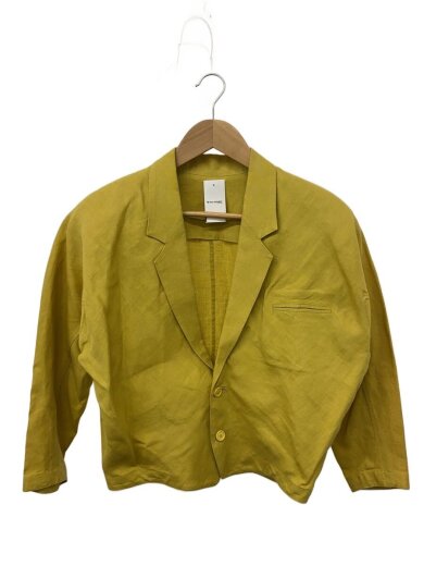 商品画像：ジャケット/--/リネン/YLW/無地 1