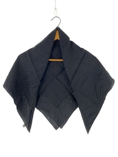 画像：CHANELスカーフ/シルク/BLK/総柄/レディース1