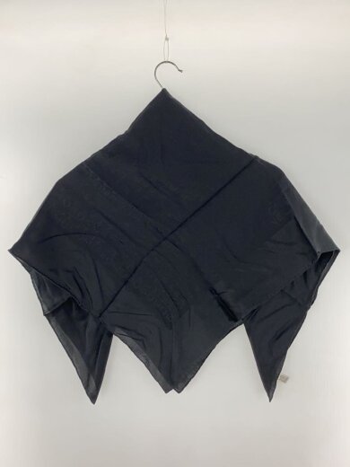 画像：CHANELスカーフ/シルク/BLK/総柄/レディース2
