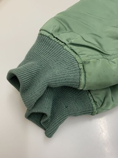 商品画像：MA-1/WEINTRAUB BROS社製/USA製/フライトジャケット/S/GRN 4