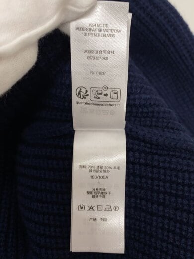 商品画像：supreme small box polo sweater/ニット・セーター(厚手)/L/アクリル/NVY 7