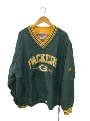 90s/NFL/PACKERS/パッカーズ/プルオーバーナイロンジャケット/XL/ナイロン/GRN