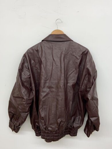 商品画像：レザージャケット・ブルゾン/FREE/フェイクレザー/BRW/無地/241-3520 2